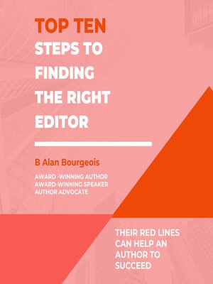 cover image of Top Ten Steps to Finding the Right Editor